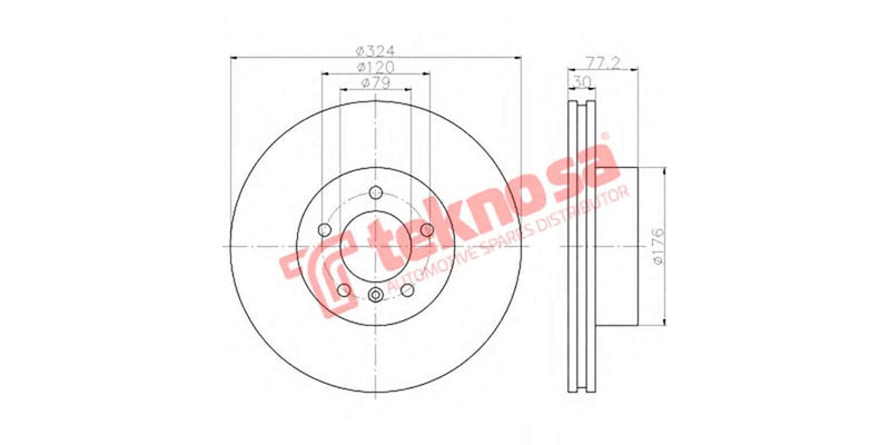 Brake Disc Bmw 5/6 Series (Fv)