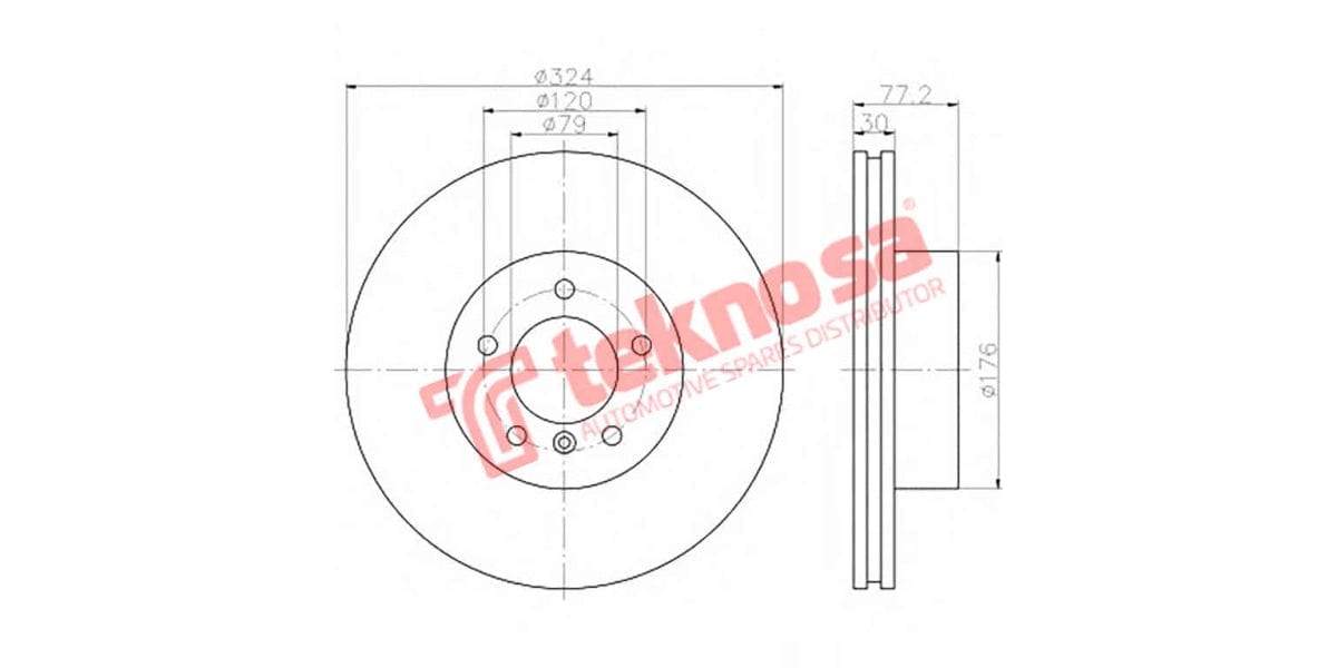 Brake Disc Bmw 5/6 Series (Fv)
