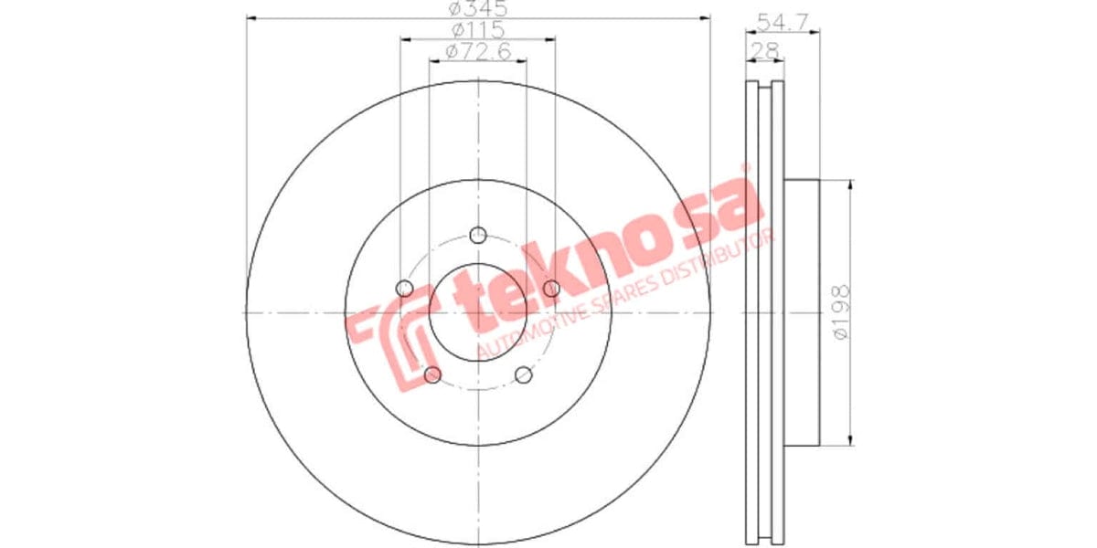 Brake Disc Chrysler 300C (Fv)