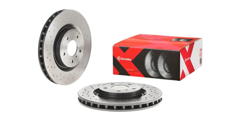 Brake Disc Front (1-In-Box) Drilled - Nissan 350 Z Roadster (Brembo 0984851X)