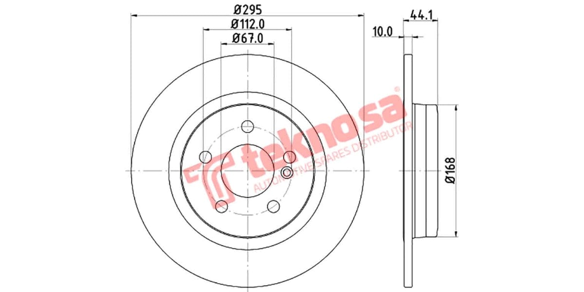 Brake Disc Mercedes A/B-Class (Rs)