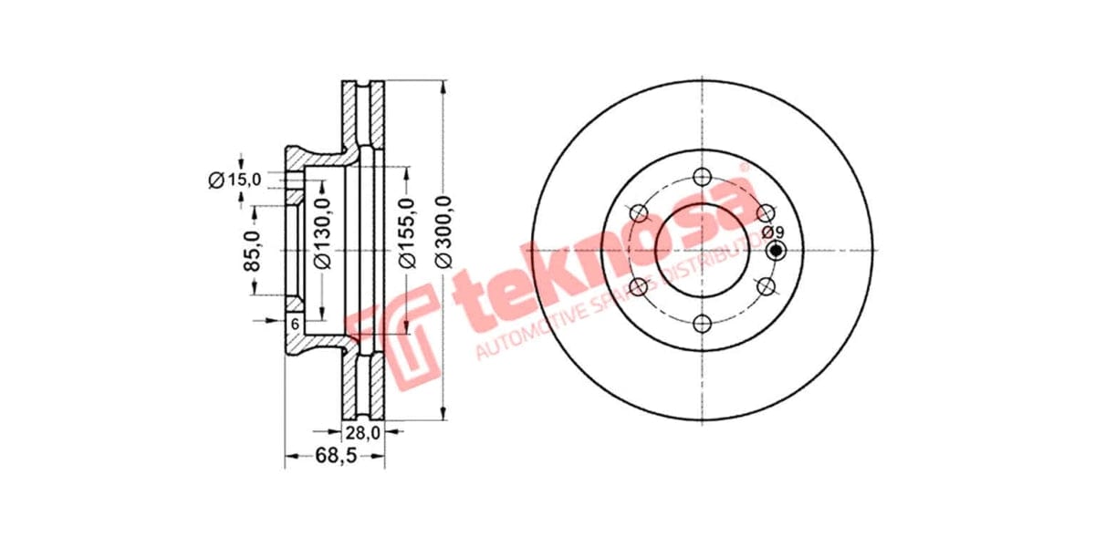 Brake Disc Mercedes Sprinter (Fv)