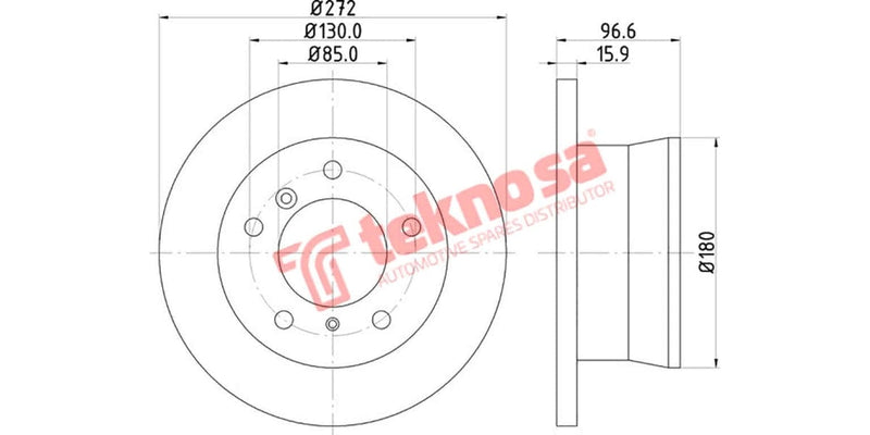Brake Disc Mercedes Sprinter (Rs)