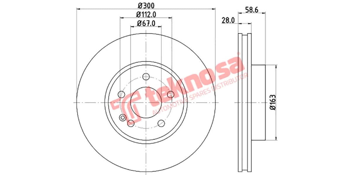 Brake Disc Mercedes Vito / Viano