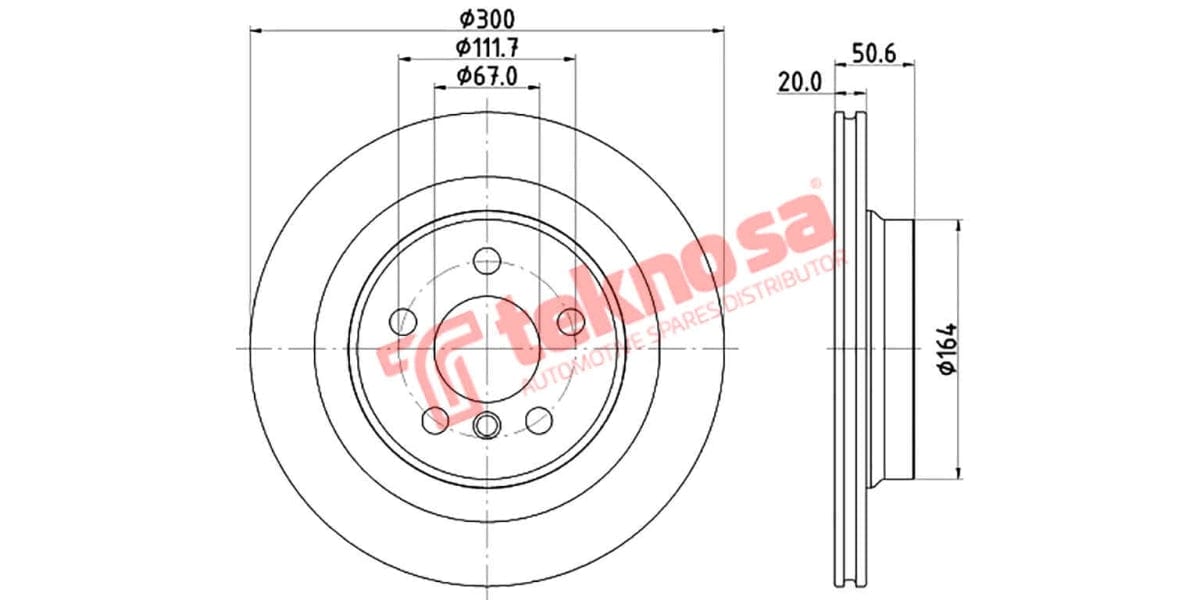 Brake Disc Mini Counrtyman/Bmw 2 Series (Rv)