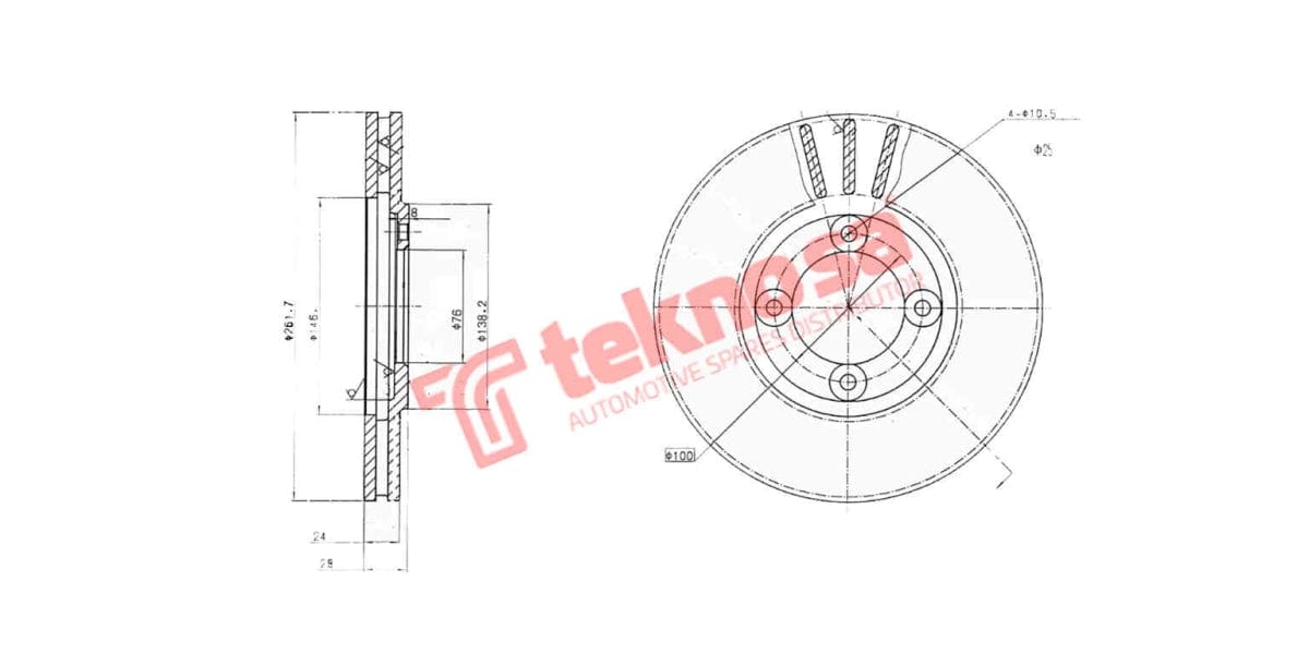 Brake Disc Toyota Cressida 81-87 (Fv)