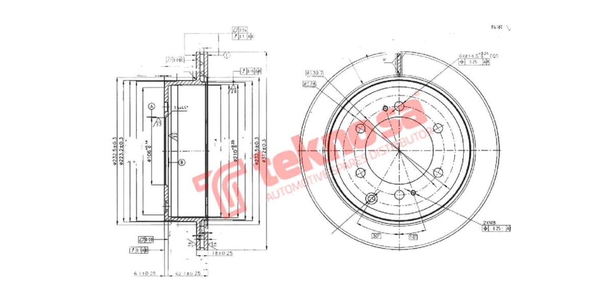 Brake Disc Toyota Land Cruiser (Rv)