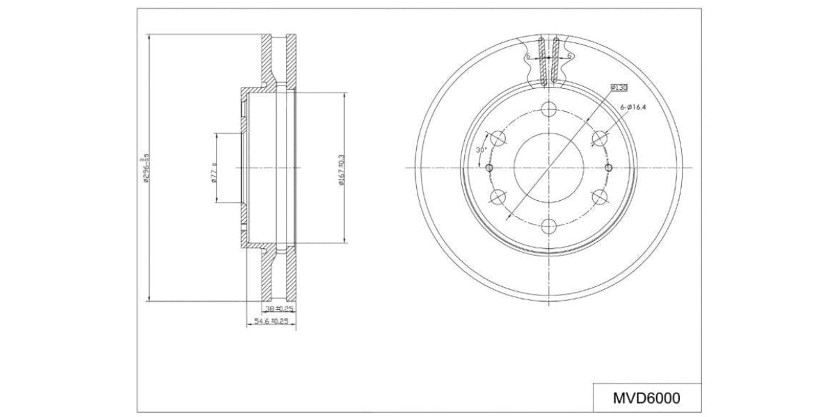 Brake Disc Vented Front Toyota Quantum 2019-On (Single) at Modern Auto Parts!
