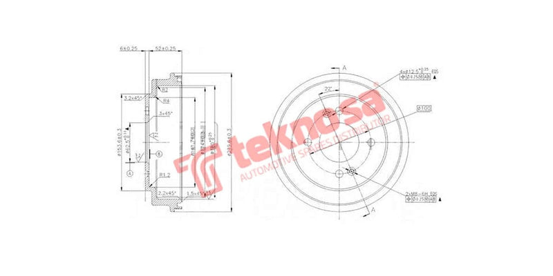 Brake Drum Kia Picanto 1.1 04-