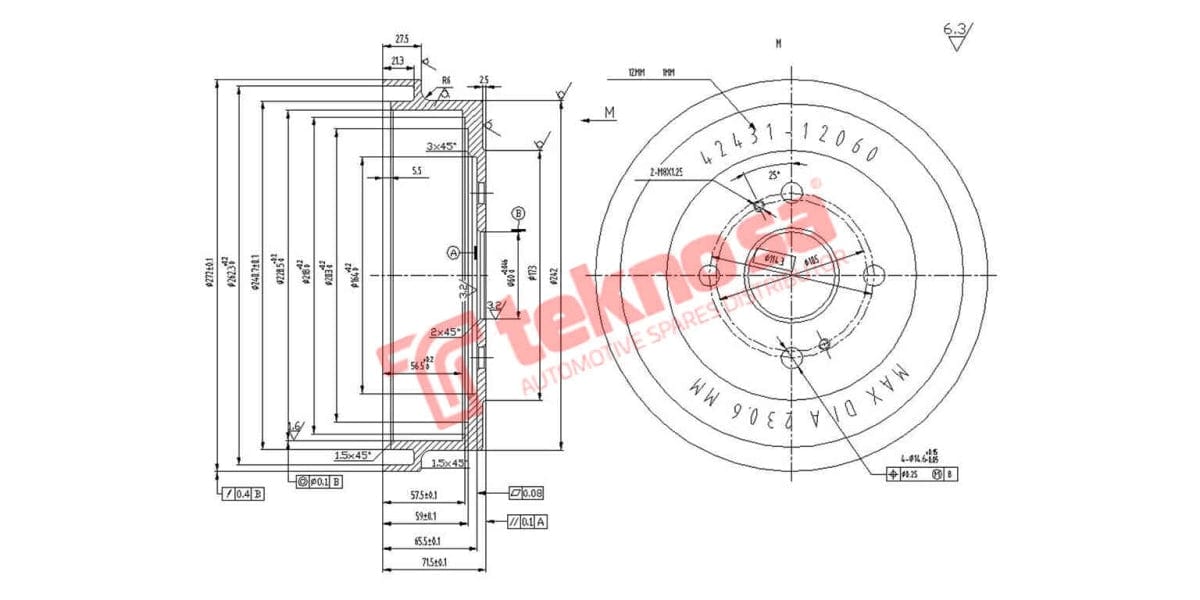 Brake Drum Toyota Stallion/Venture All Models