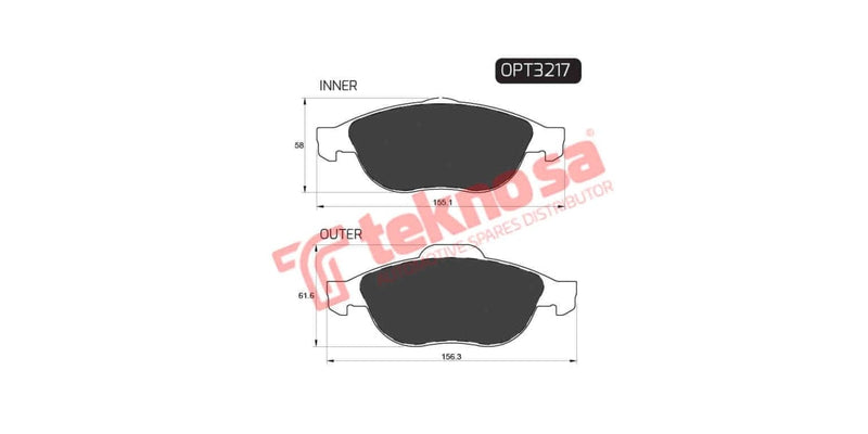 Brake Pad Alfa 147 01- ( F )