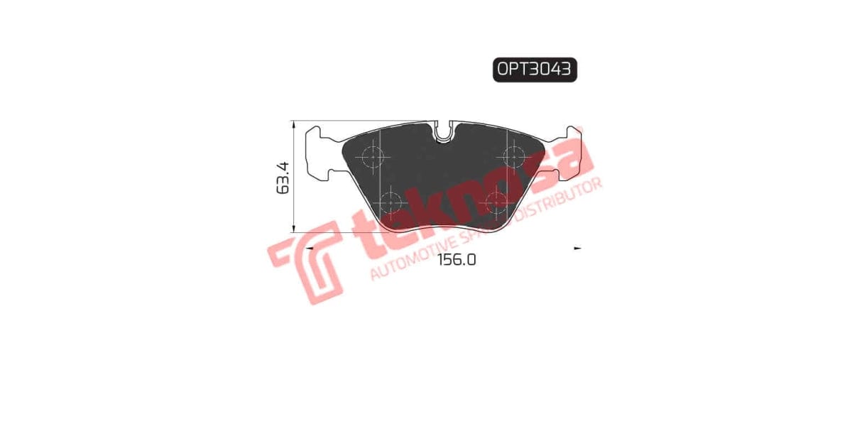 Brake Pad Audi 500E 89-93 ( F )
