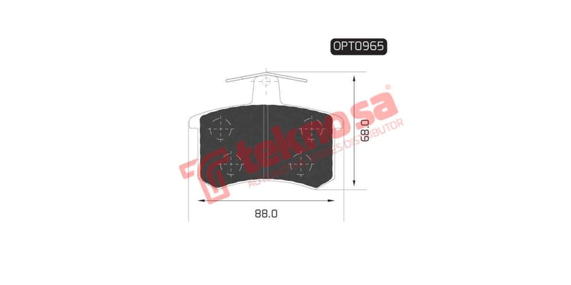 Brake Pad Audi Brake Pad 83-94 ( R )