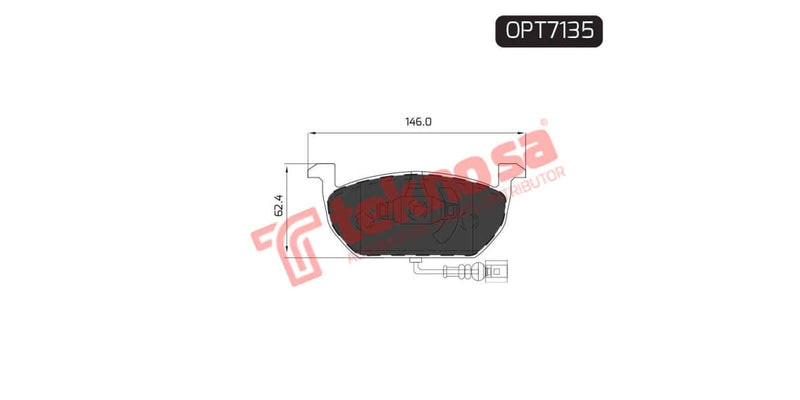 Brake Pad Audi A3 2.0Tdi 13- ( F )