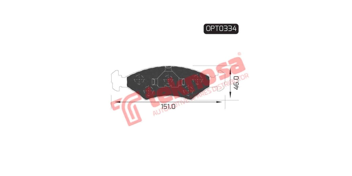 Brake Pad Ford Bantam 83-86 ( F )