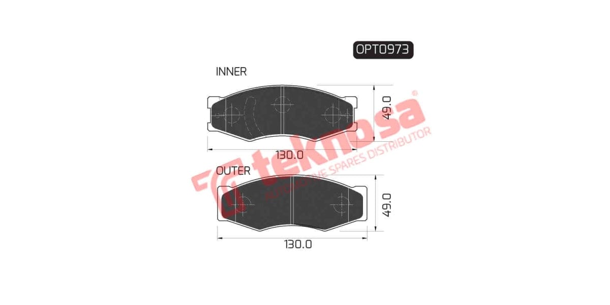 Brake Pad Ford Courier 91-00 ( F)