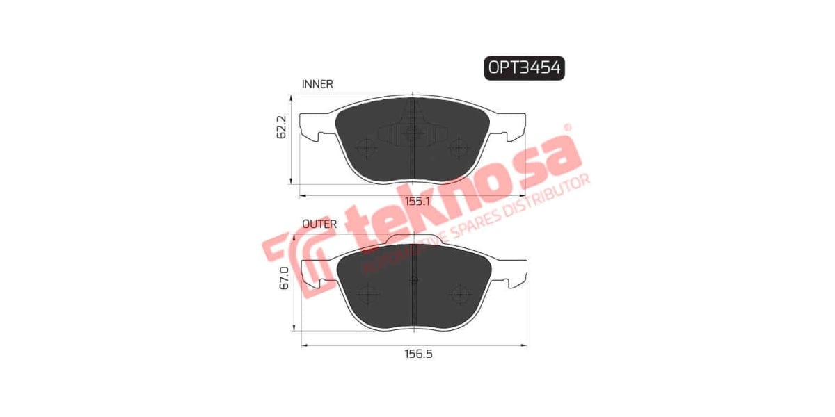 Brake Pad Ford Focus 05- ( F )