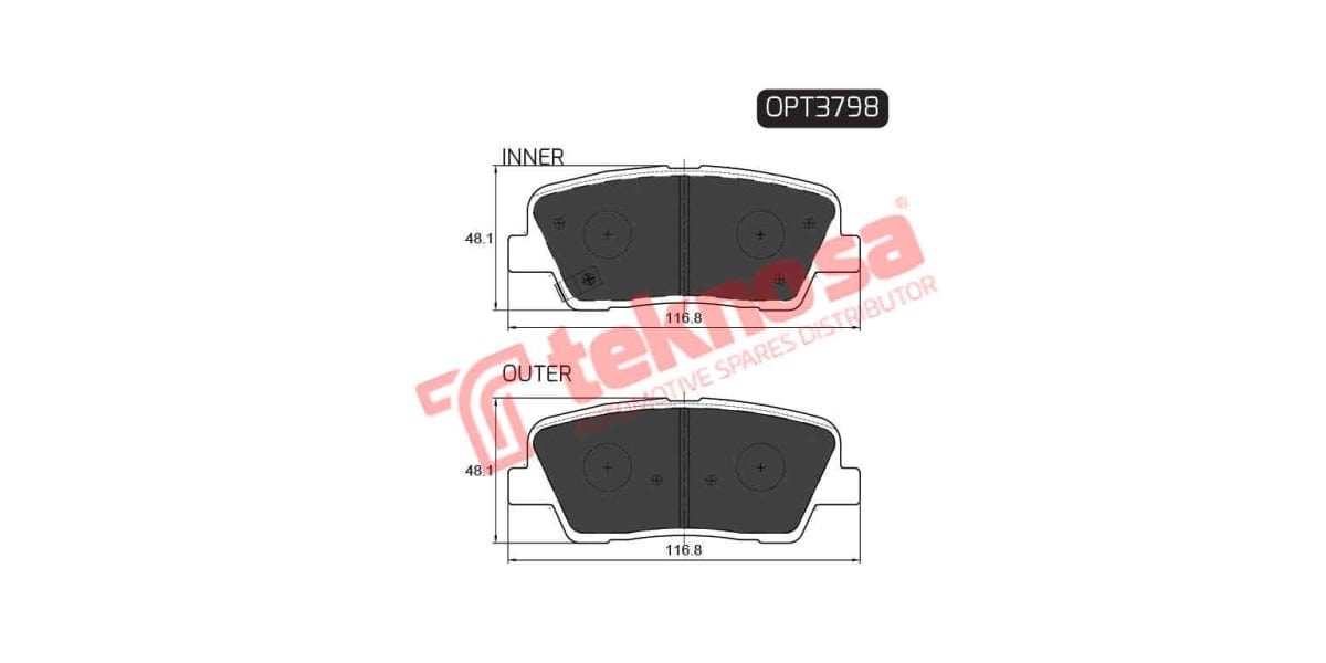 Brake Pad Hyundai Santa Fe 10- ( R )