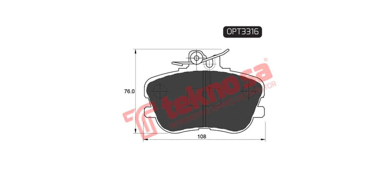 Brake Pad Mercedes W202 94- ( F )
