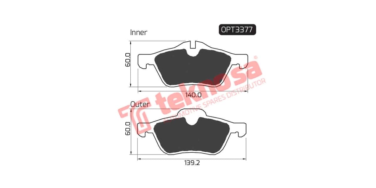 Brake Pad Mini Cooper 01- ( F )
