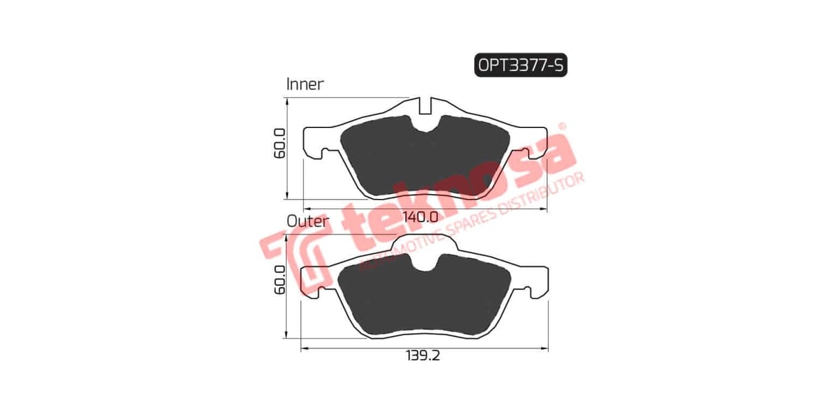 Brake Pad Mini Cooper 01- ( F ) W/Shim