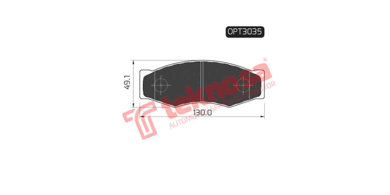 Brake Pad Nissan 1-Ton Hardbody 88-96 ( F )