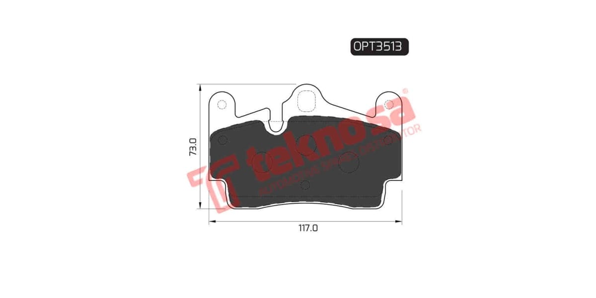 Brake Pad Porsche Cayenne 04- ( R )