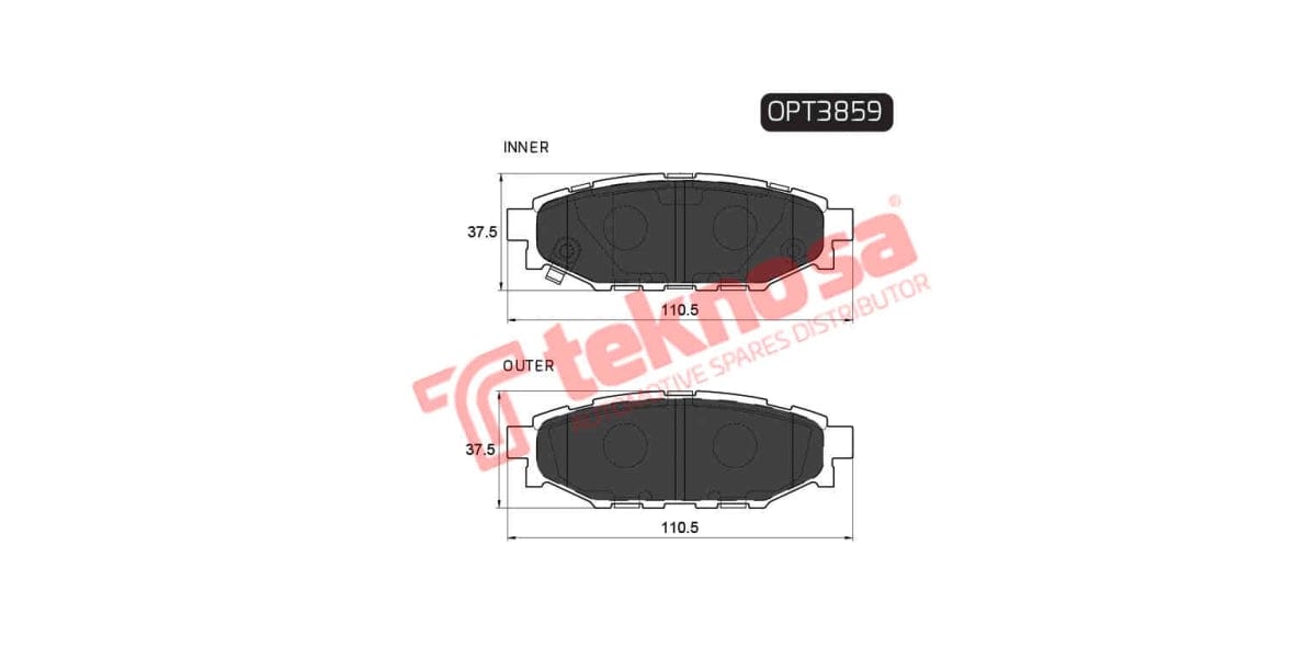 Brake Pad Subaru Legacy 05- ( R )