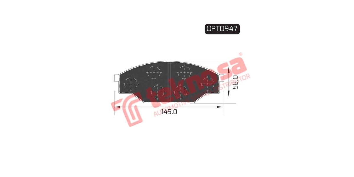 Brake Pad Toyota Hiace 83-91 ( F )