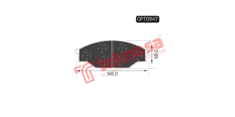 Brake Pad Toyota Hiace 83-91 ( F )