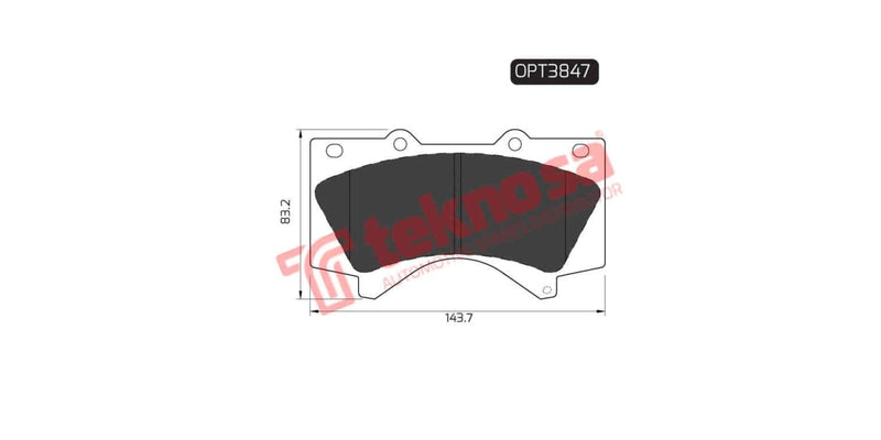 Brake Pad Toyota Landcruiser 08- ( F )