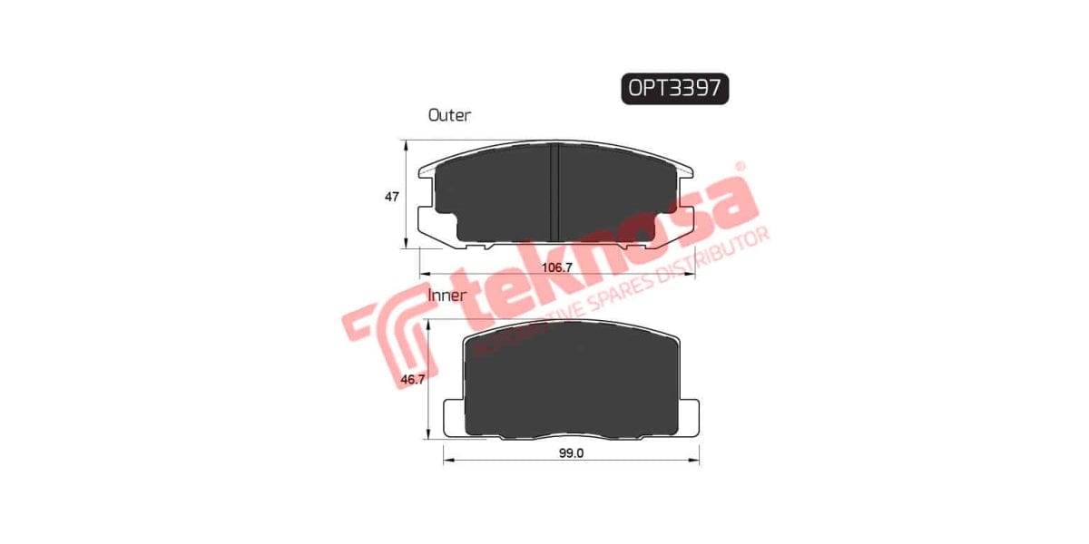 Brake Pad Toyota Mr2 01-05 ( R )