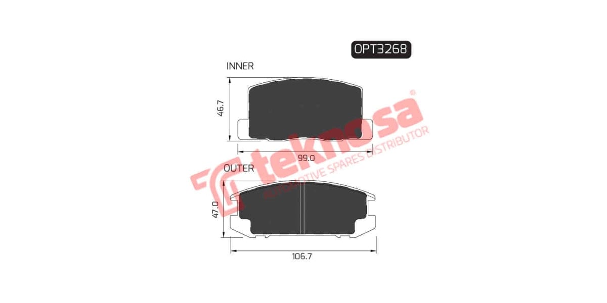 Brake Pad Toyota Mr2 01-05 ( R )