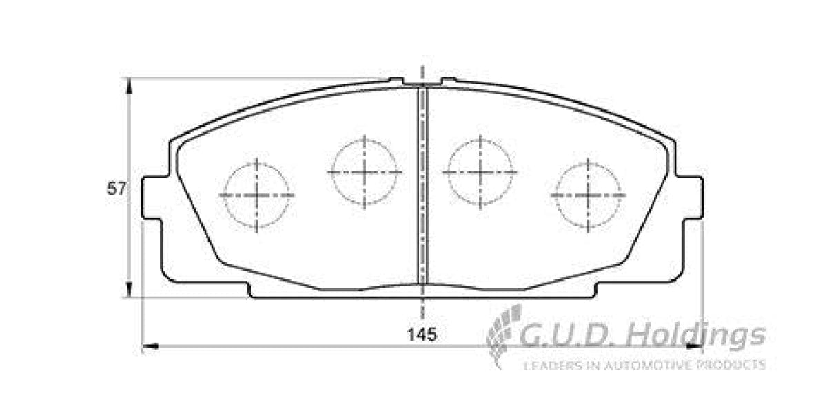Brake Pads Front Cmc Amandla,Toyota Granvia,Hiace,Quantum (SAFELINE D3522TS)