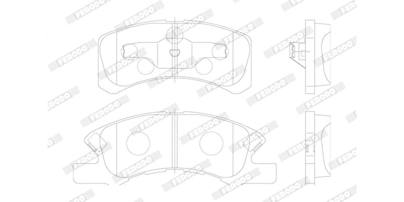 Buy Ferodo Brake Pads FDB1988 at the best prices in South-Africa,nation-wide delivery!