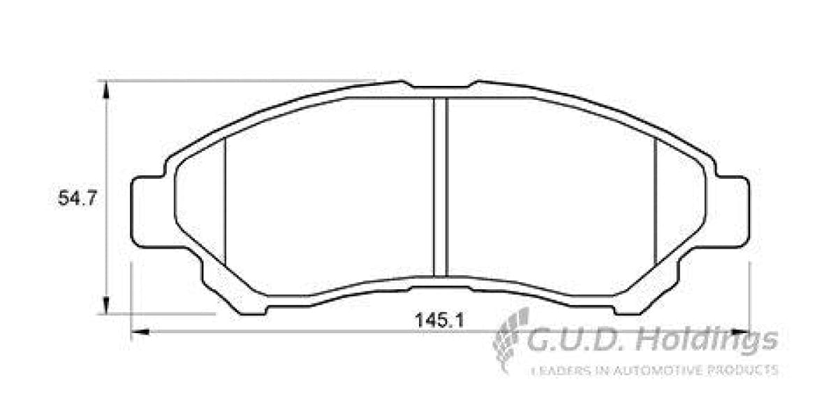 Brake Pads Front Daihatsu Gran Max (09-) Suzuki Sx4 (08-) (SAFELINE D3767S)