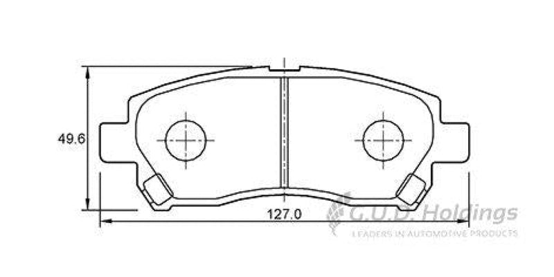 Brake Pads Front Faw Sirius,Toyota Avanza (SAFELINE D3572TS)