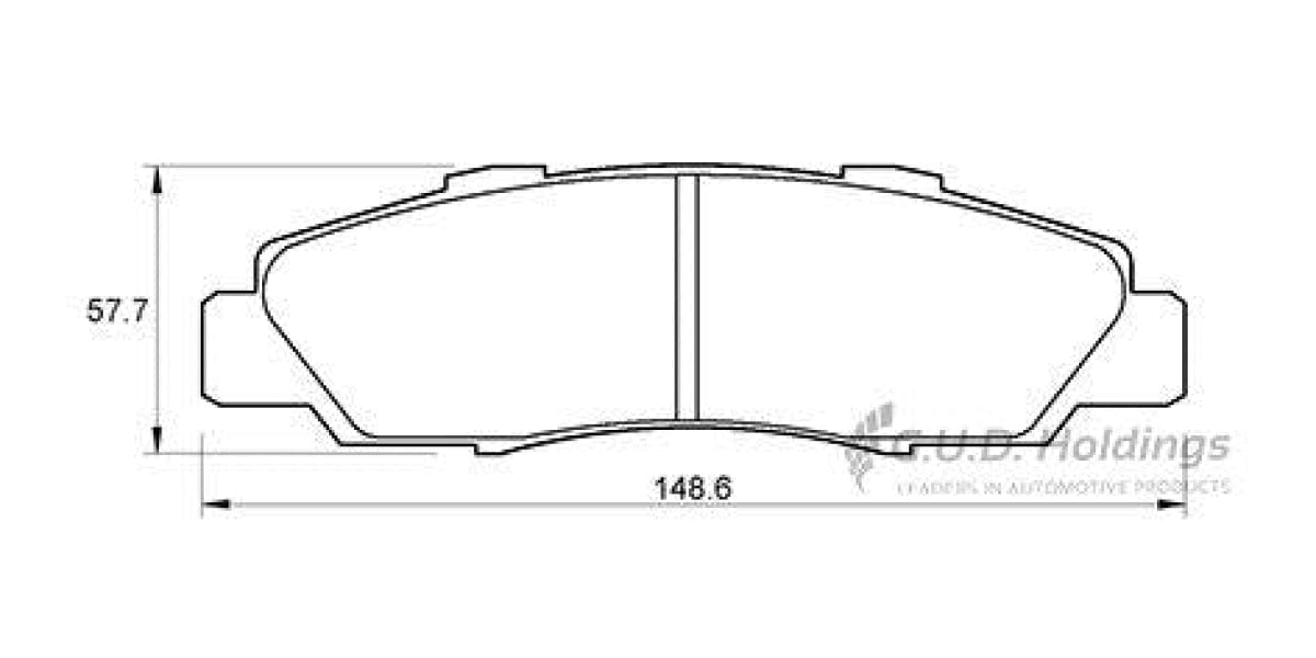 Brake Pads Front Honda Odyssey 96-98 (SAFELINE D3136S)