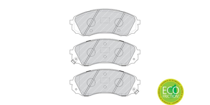 Brake Pads Front Hyundai H1 (09-17) Kai Carnival (06-) Seodna (07-) (Ferodo Fdb4113)