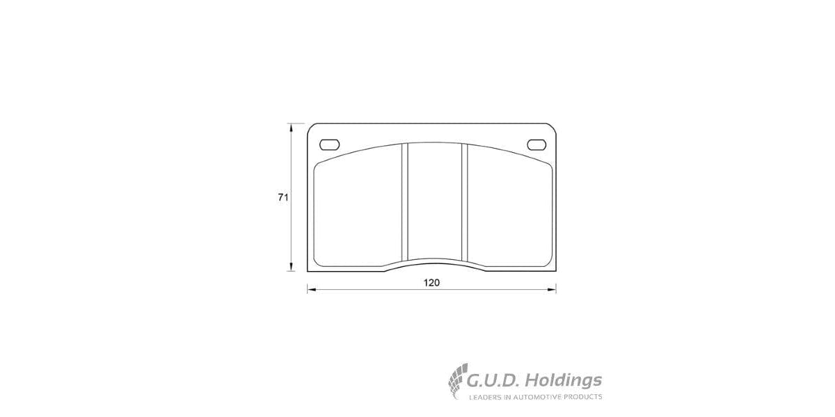 Brake Pads Front Jaguar Xj6 Executive (Xk) (74-80) (SAFELINE D244S)