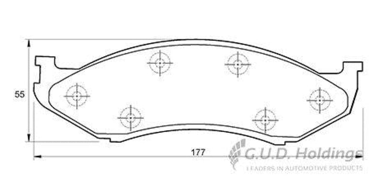 Brake Pads Front Jeep Grand Cherokee 98- (SAFELINE D3118S)