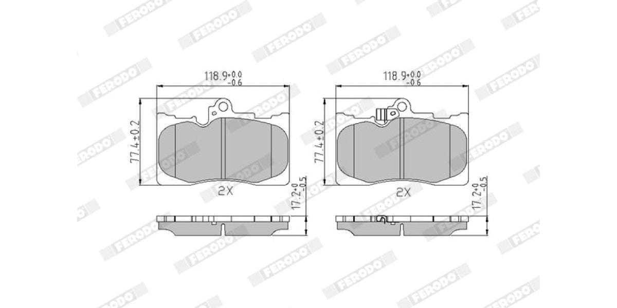 Buy Ferodo Brake Pads FDB4216 at the best prices in South-Africa,nation-wide delivery!