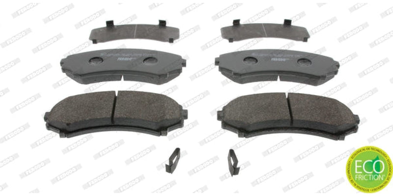 Brake Pads Front Mazda Mpv (99-06) Mistubishi Pajero (95-07) (Ferodo Fdb1603)