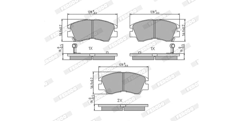 Buy Ferodo Brake Pads FDB556 at the best prices in South-Africa,nation-wide delivery!
