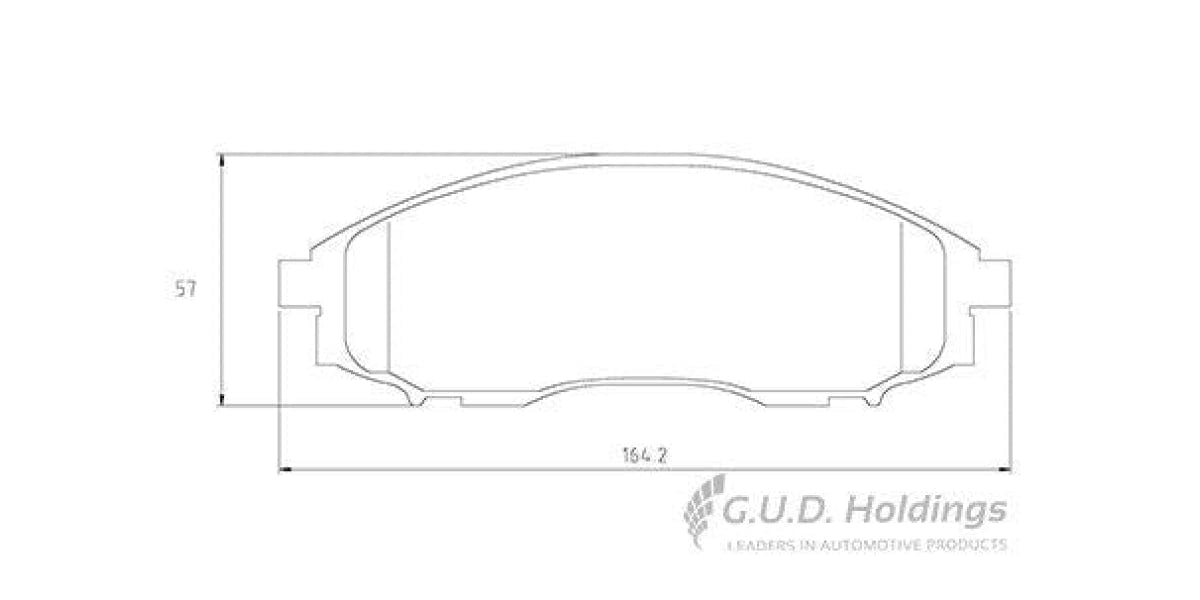 Brake Pads Front Nissan Hardbody (99-02) Navara (09-) Np300 (09-) (SAFELINE D4149S)