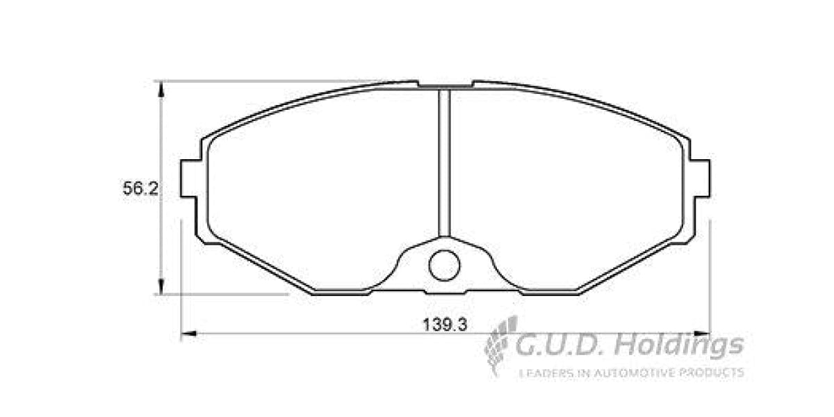 Brake Pads Front Nissan Maxima (SAFELINE D4034S)