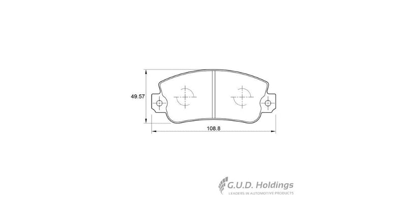 Brake Pads Front Renault 5 5Gtl 16 R5 Panelvan 1969-1985 (Safeline D144S)