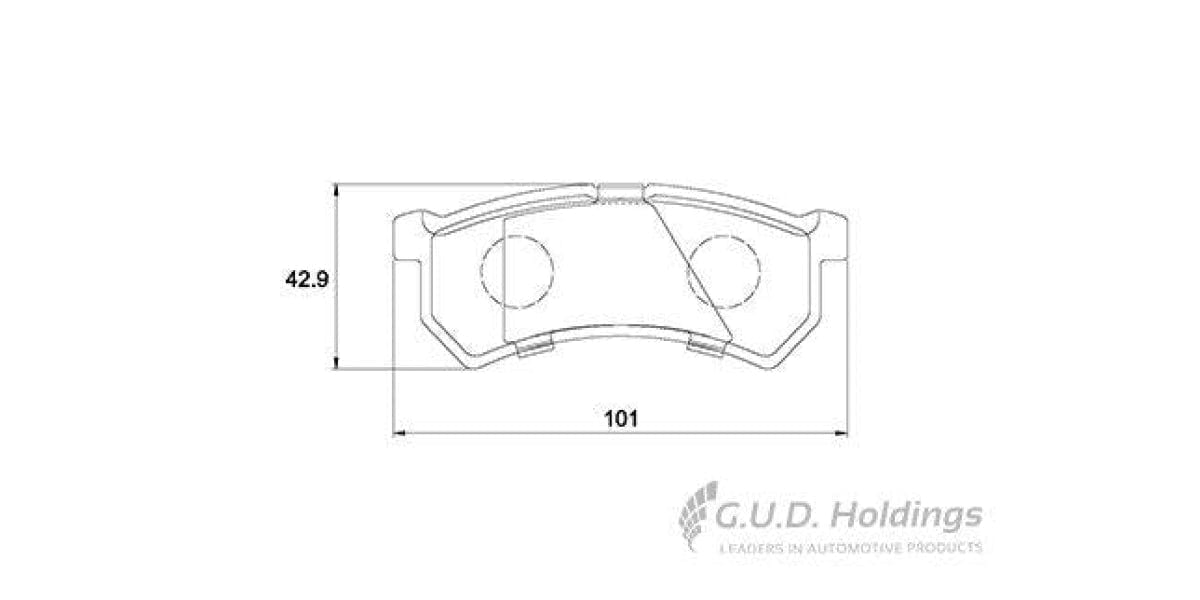 Brake Pads Front Renault Kwid 1.0 (2016-) Triber 1.0 (2020-) (SAFELINE D4192S)