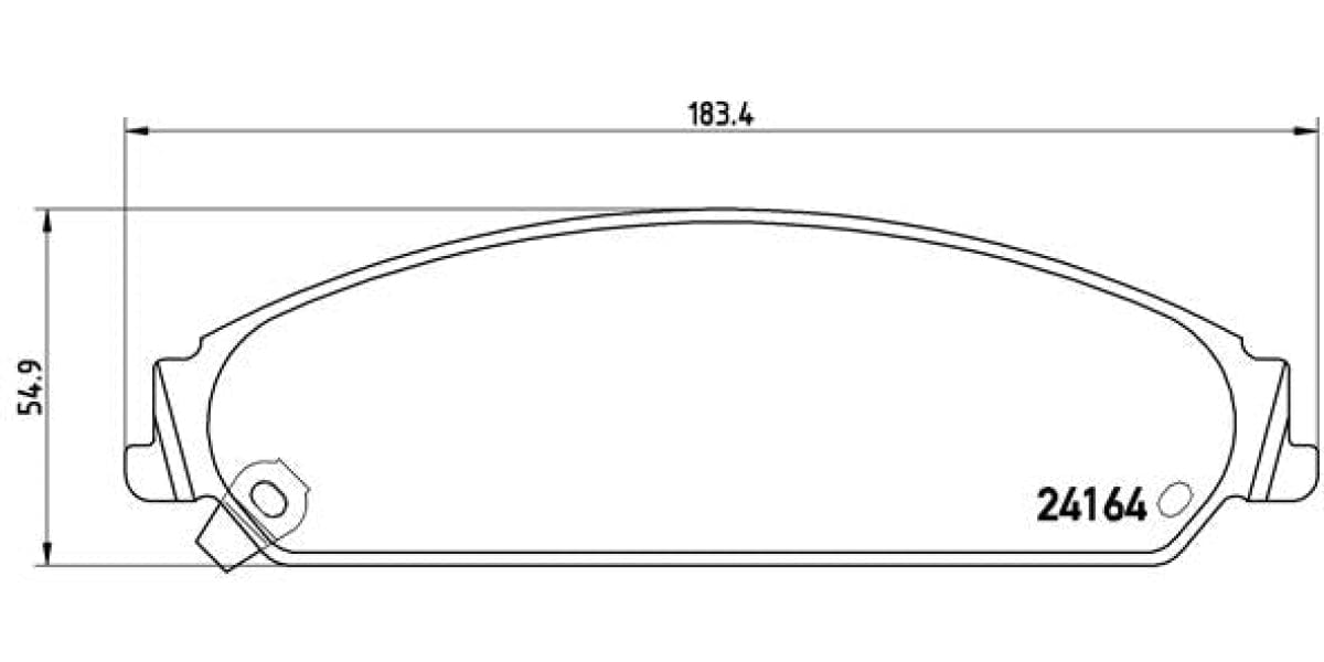 Brake Pads Front Set (Brembo) (P11017)