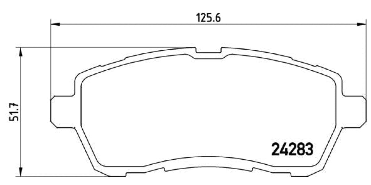 Brake Pads Front Set (Brembo) (P24072)